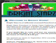 Tablet Screenshot of brightstarzpreschool.com